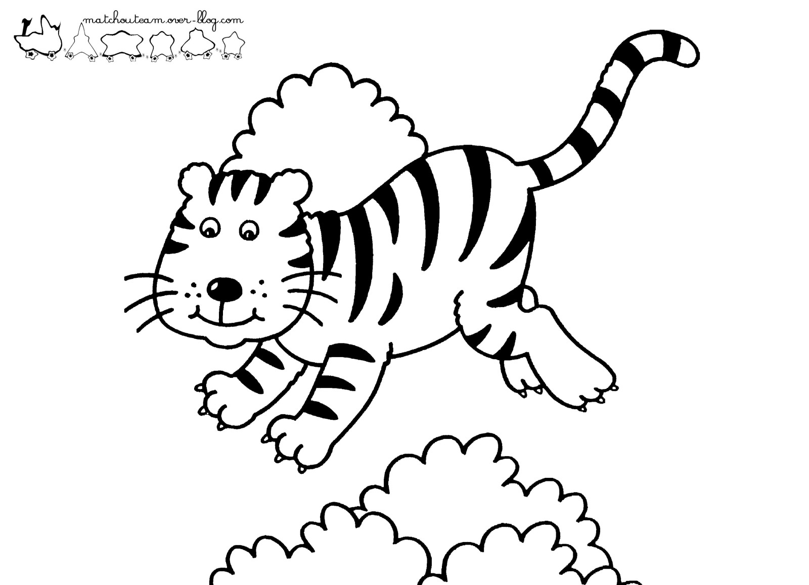 Disegno da colorare: Tigre (Animali) #13661 - Pagine da Colorare Stampabili Gratuite