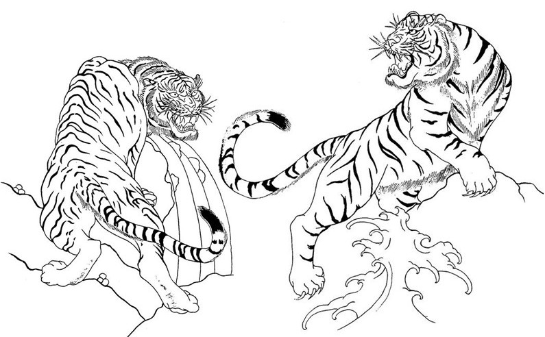Disegno da colorare: Tigre (Animali) #13705 - Pagine da Colorare Stampabili Gratuite