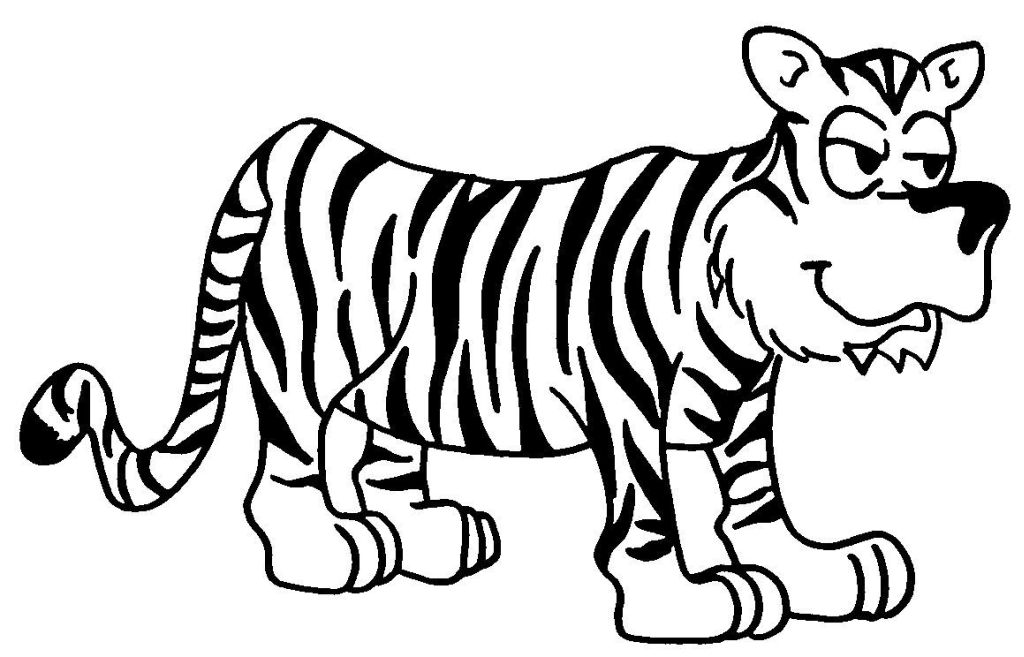 Disegno da colorare: Tigre (Animali) #13725 - Pagine da Colorare Stampabili Gratuite