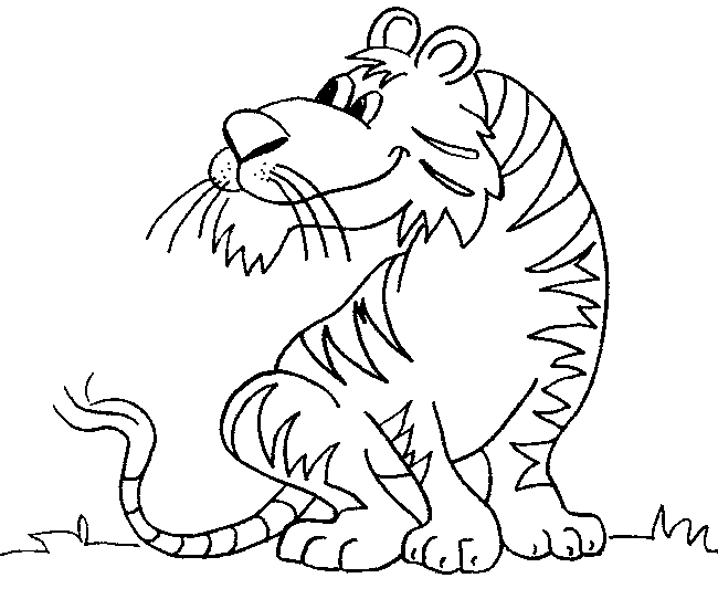 Disegno da colorare: Tigre (Animali) #13734 - Pagine da Colorare Stampabili Gratuite