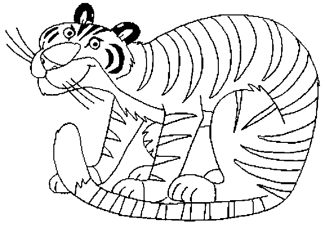 Disegno da colorare: Tigre (Animali) #13765 - Pagine da Colorare Stampabili Gratuite