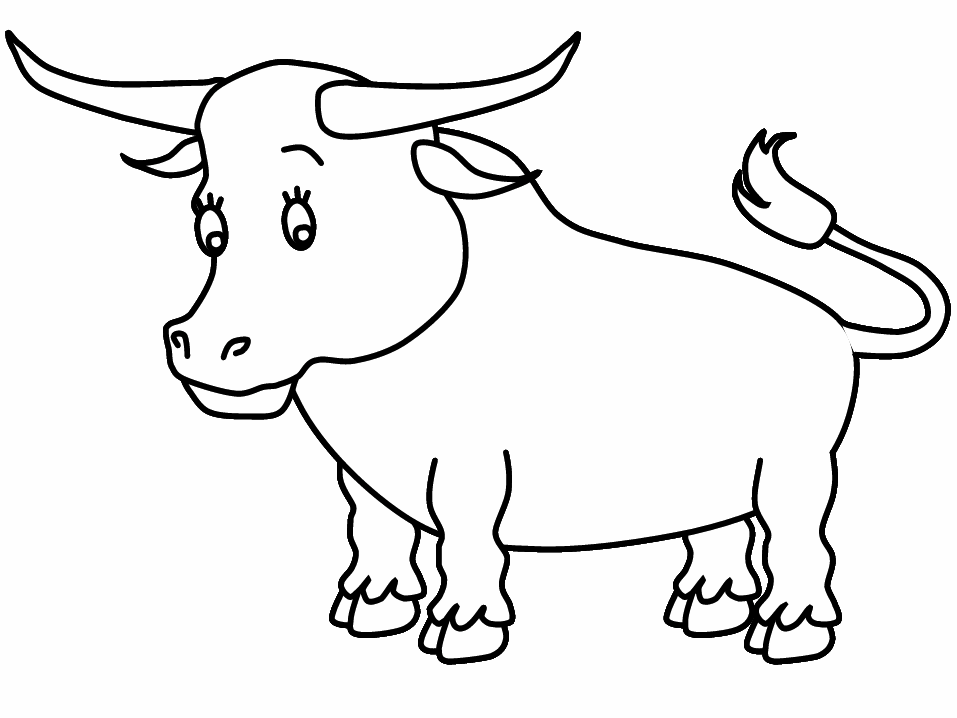 Disegno da colorare: Toro (Animali) #13787 - Pagine da Colorare Stampabili Gratuite