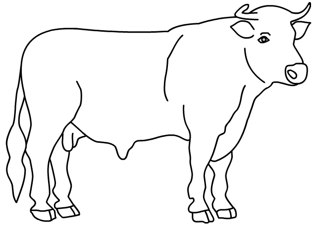 Disegno da colorare: Toro (Animali) #13789 - Pagine da Colorare Stampabili Gratuite