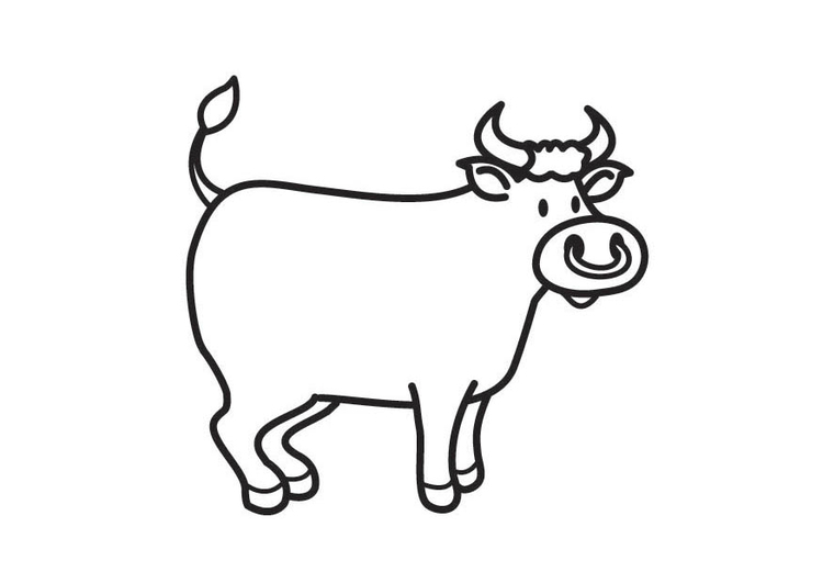 Disegno da colorare: Toro (Animali) #13822 - Pagine da Colorare Stampabili Gratuite