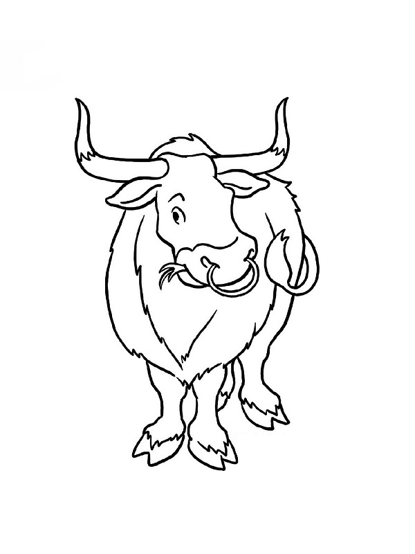 Disegno da colorare: Toro (Animali) #13827 - Pagine da Colorare Stampabili Gratuite