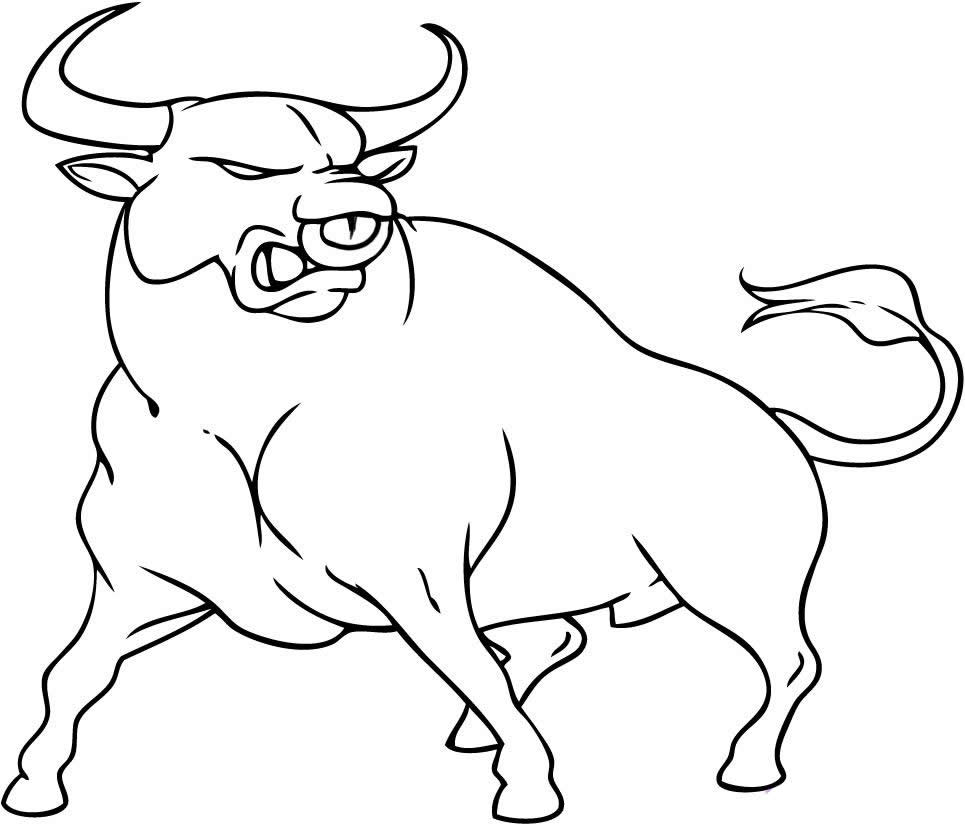 Disegno da colorare: Toro (Animali) #13873 - Pagine da Colorare Stampabili Gratuite