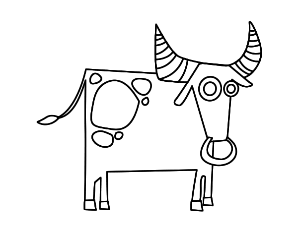 Disegno da colorare: Toro (Animali) #13874 - Pagine da Colorare Stampabili Gratuite