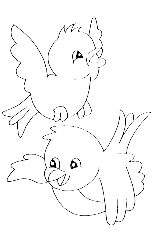 Disegno da colorare: Uccelli (Animali) #11879 - Pagine da Colorare Stampabili Gratuite
