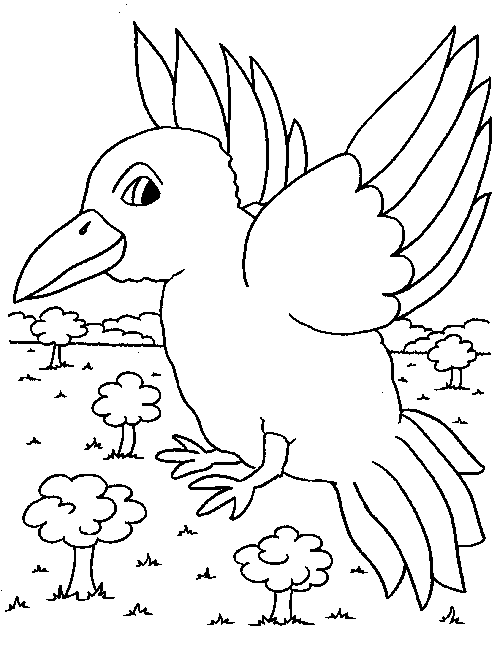 Disegno da colorare: Uccelli (Animali) #11967 - Pagine da Colorare Stampabili Gratuite