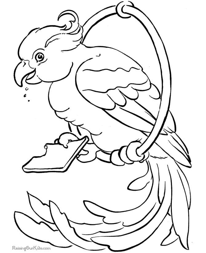 Disegno da colorare: Uccelli (Animali) #12065 - Pagine da Colorare Stampabili Gratuite