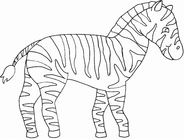 Disegno da colorare: Zebra (Animali) #12939 - Pagine da Colorare Stampabili Gratuite