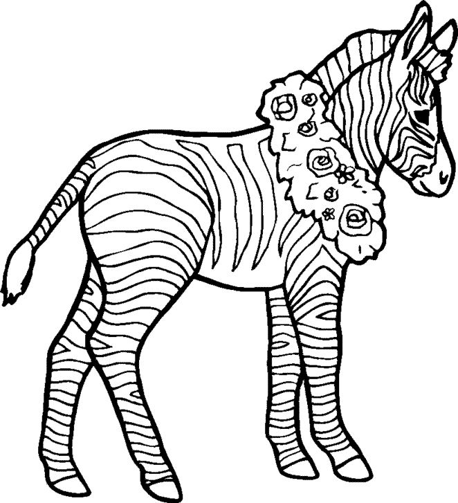 Disegno da colorare: Zebra (Animali) #12979 - Pagine da Colorare Stampabili Gratuite