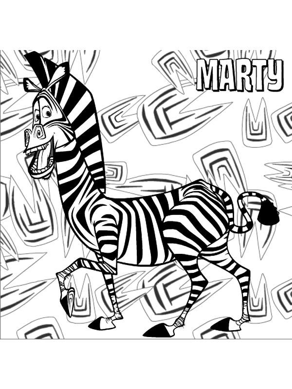 Disegno da colorare: Zebra (Animali) #12984 - Pagine da Colorare Stampabili Gratuite