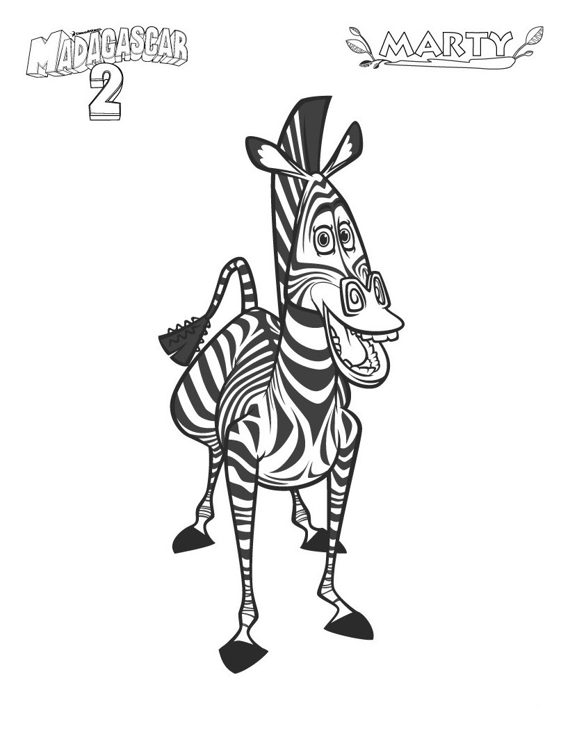 Disegno da colorare: Zebra (Animali) #12985 - Pagine da Colorare Stampabili Gratuite