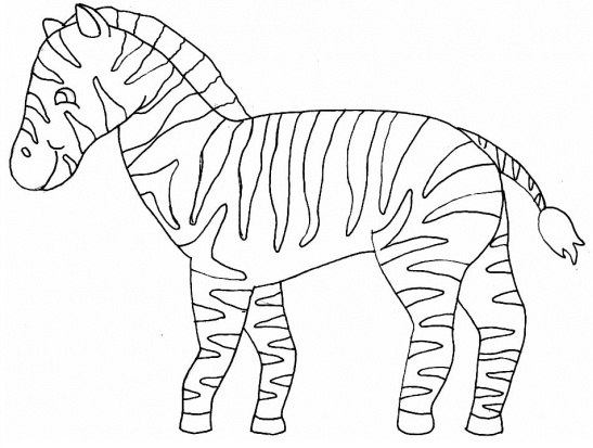 Disegno da colorare: Zebra (Animali) #12988 - Pagine da Colorare Stampabili Gratuite