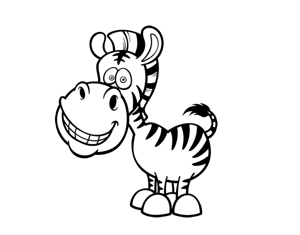 Disegno da colorare: Zebra (Animali) #13026 - Pagine da Colorare Stampabili Gratuite