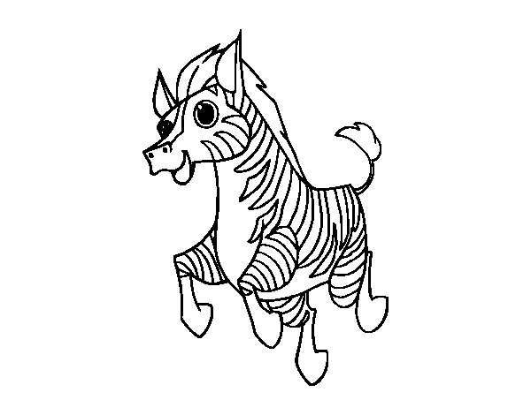 Disegno da colorare: Zebra (Animali) #13044 - Pagine da Colorare Stampabili Gratuite