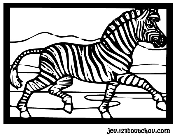 Disegno da colorare: Zebra (Animali) #13052 - Pagine da Colorare Stampabili Gratuite