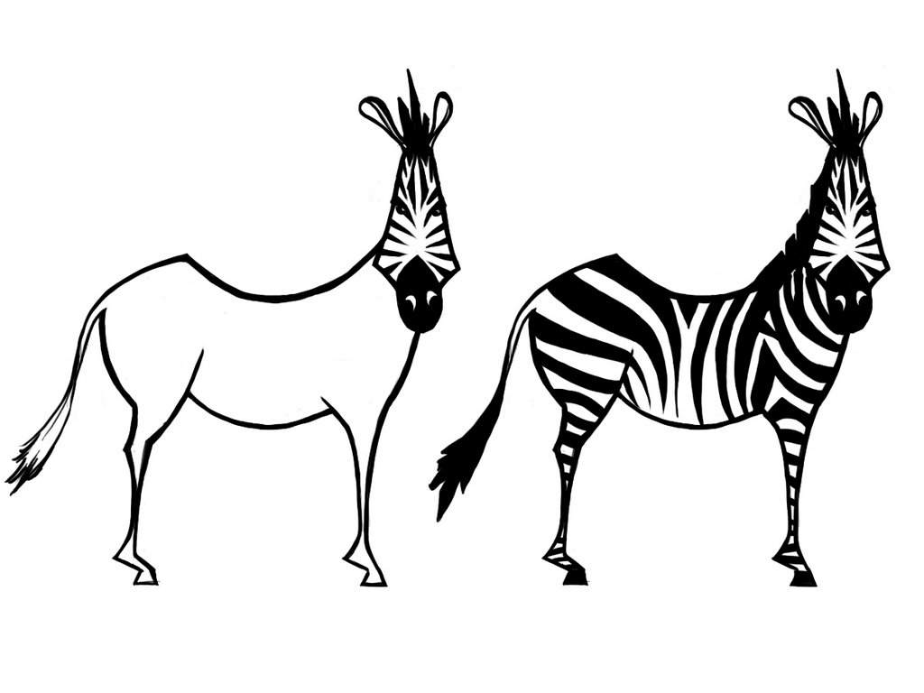 Disegno da colorare: Zebra (Animali) #13101 - Pagine da Colorare Stampabili Gratuite