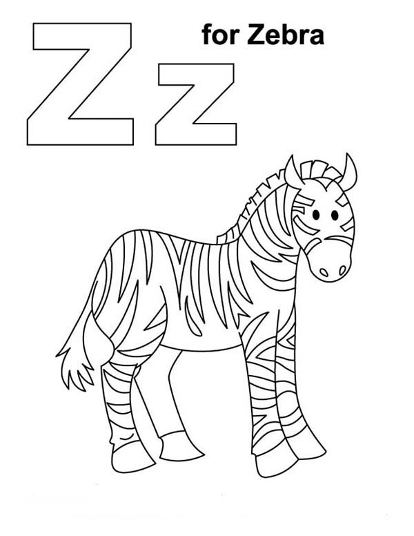 Disegno da colorare: Zebra (Animali) #13108 - Pagine da Colorare Stampabili Gratuite