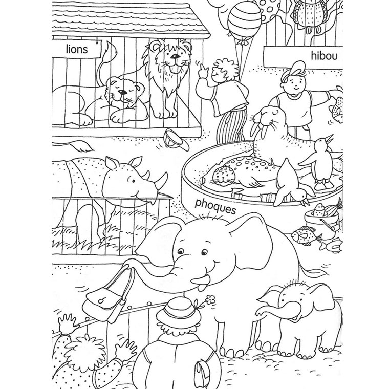 Disegno da colorare: Zoo (Animali) #12638 - Pagine da Colorare Stampabili Gratuite