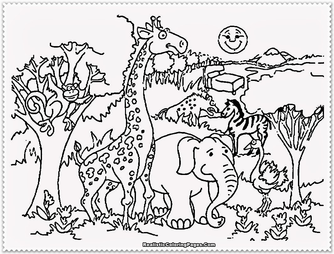 Disegno da colorare: Zoo (Animali) #12660 - Pagine da Colorare Stampabili Gratuite