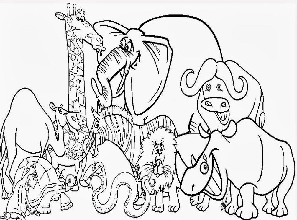 Disegno da colorare: Zoo (Animali) #12725 - Pagine da Colorare Stampabili Gratuite