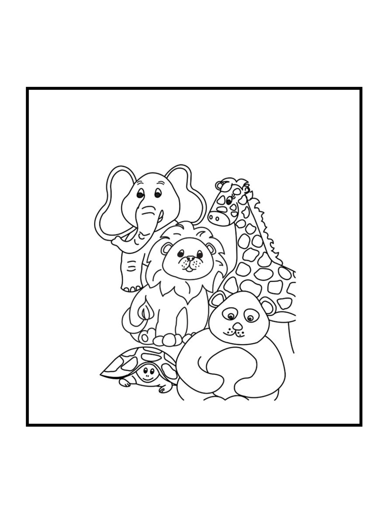 Disegno da colorare: Zoo (Animali) #12896 - Pagine da Colorare Stampabili Gratuite