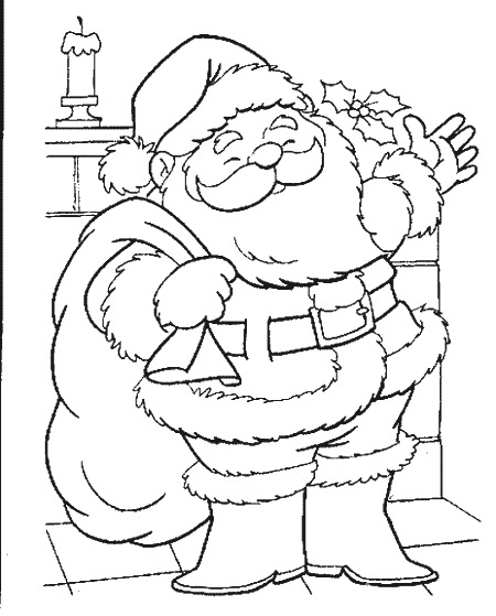 Disegno da colorare: Babbo Natale (Caratteri) #104674 - Pagine da Colorare Stampabili Gratuite