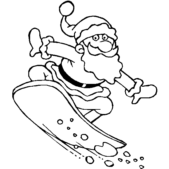 Disegno da colorare: Babbo Natale (Caratteri) #104681 - Pagine da Colorare Stampabili Gratuite
