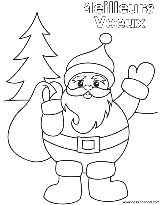 Disegno da colorare: Babbo Natale (Caratteri) #104695 - Pagine da Colorare Stampabili Gratuite