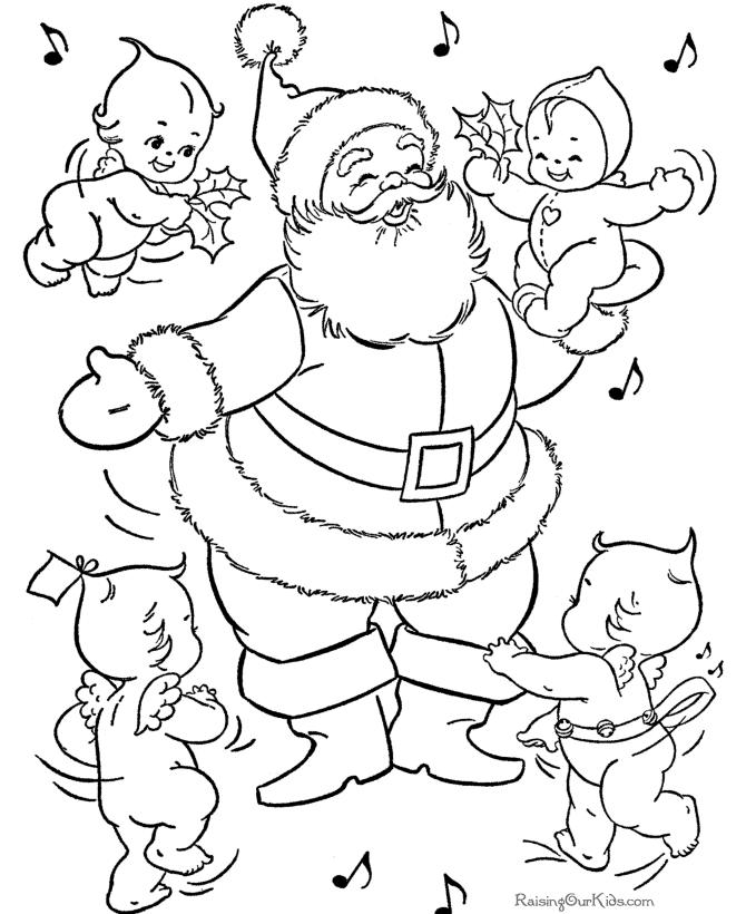 Disegno da colorare: Babbo Natale (Caratteri) #104699 - Pagine da Colorare Stampabili Gratuite