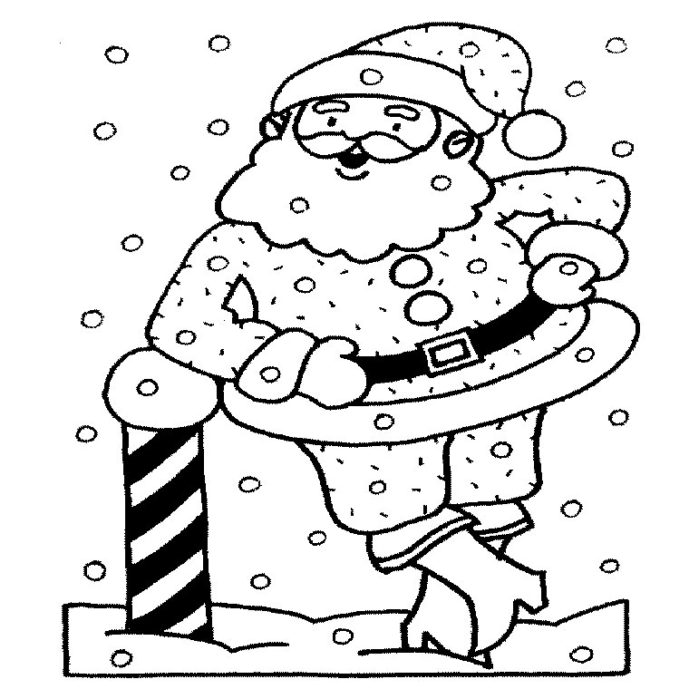 Disegno da colorare: Babbo Natale (Caratteri) #104728 - Pagine da Colorare Stampabili Gratuite