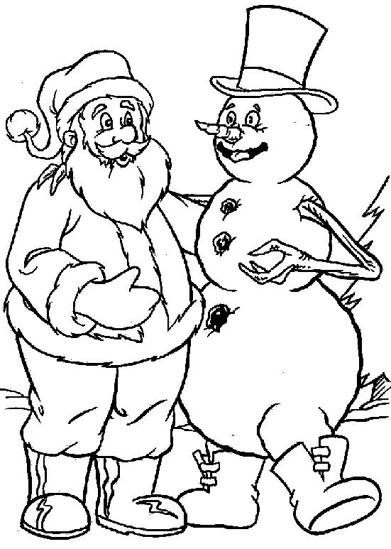 Disegno da colorare: Babbo Natale (Caratteri) #104733 - Pagine da Colorare Stampabili Gratuite