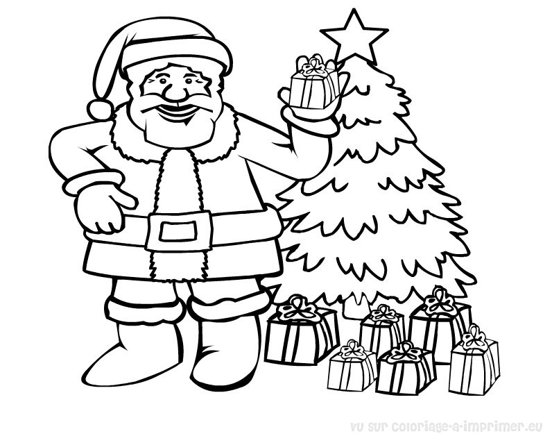Disegno da colorare: Babbo Natale (Caratteri) #104746 - Pagine da Colorare Stampabili Gratuite