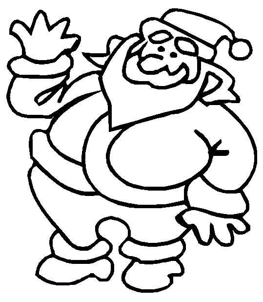 Disegno da colorare: Babbo Natale (Caratteri) #104760 - Pagine da Colorare Stampabili Gratuite