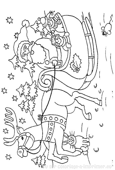 Disegno da colorare: Babbo Natale (Caratteri) #104762 - Pagine da Colorare Stampabili Gratuite
