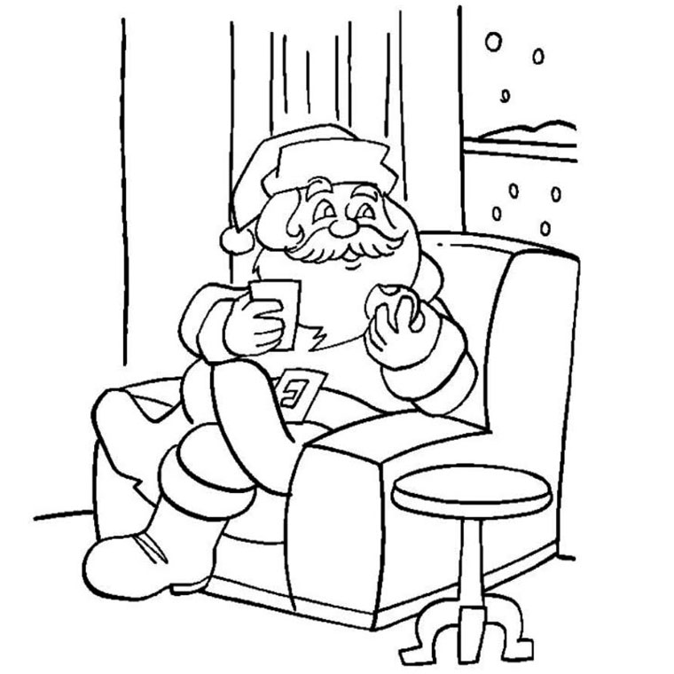 Disegno da colorare: Babbo Natale (Caratteri) #104794 - Pagine da Colorare Stampabili Gratuite
