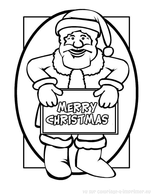 Disegno da colorare: Babbo Natale (Caratteri) #104801 - Pagine da Colorare Stampabili Gratuite