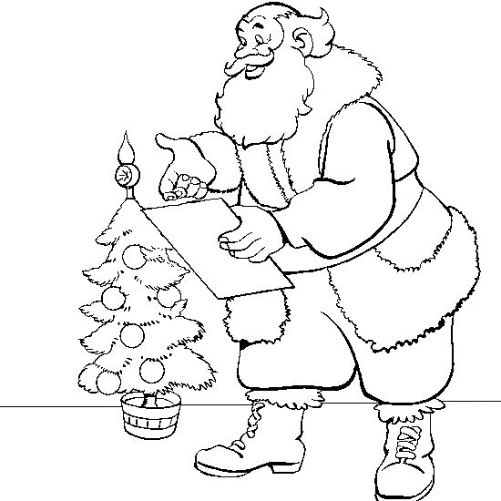 Disegno da colorare: Babbo Natale (Caratteri) #104843 - Pagine da Colorare Stampabili Gratuite