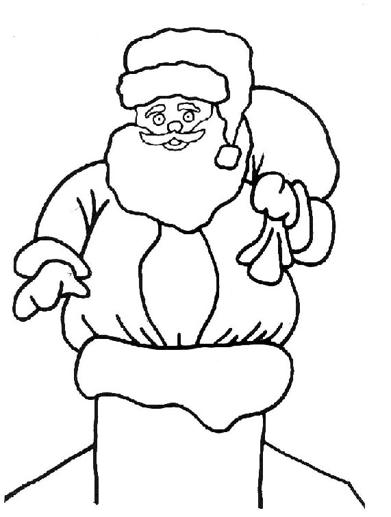 Disegno da colorare: Babbo Natale (Caratteri) #104877 - Pagine da Colorare Stampabili Gratuite