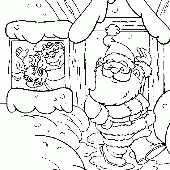 Disegno da colorare: Babbo Natale (Caratteri) #104894 - Pagine da Colorare Stampabili Gratuite