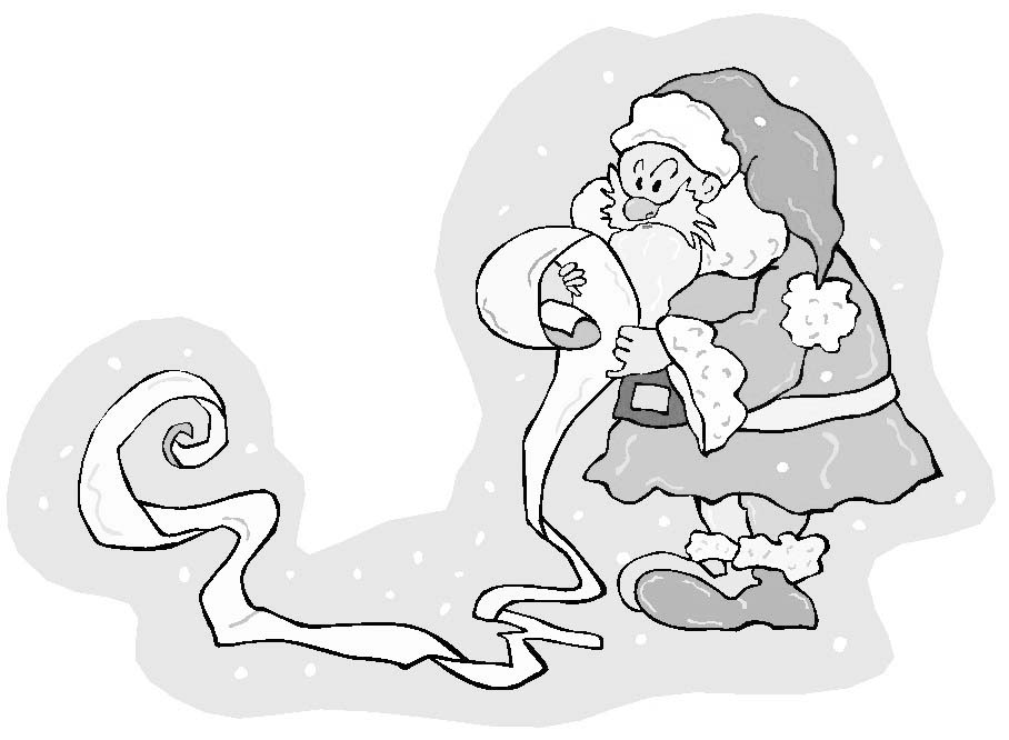 Disegno da colorare: Babbo Natale (Caratteri) #104897 - Pagine da Colorare Stampabili Gratuite