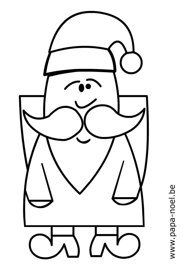 Disegno da colorare: Babbo Natale (Caratteri) #104911 - Pagine da Colorare Stampabili Gratuite