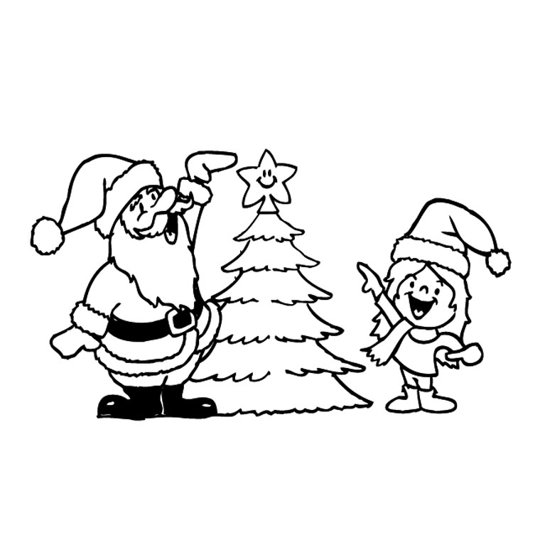 Disegno da colorare: Babbo Natale (Caratteri) #104917 - Pagine da Colorare Stampabili Gratuite