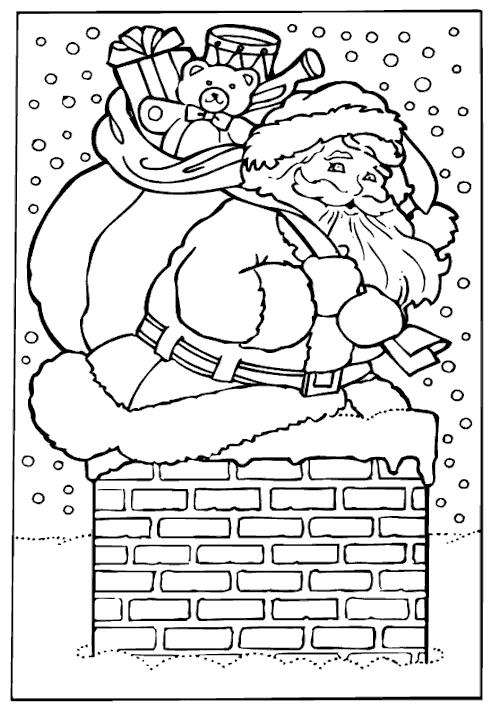 Disegno da colorare: Babbo Natale (Caratteri) #104937 - Pagine da Colorare Stampabili Gratuite