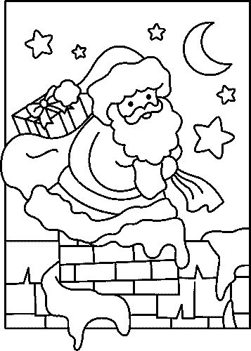 Disegno da colorare: Babbo Natale (Caratteri) #104967 - Pagine da Colorare Stampabili Gratuite