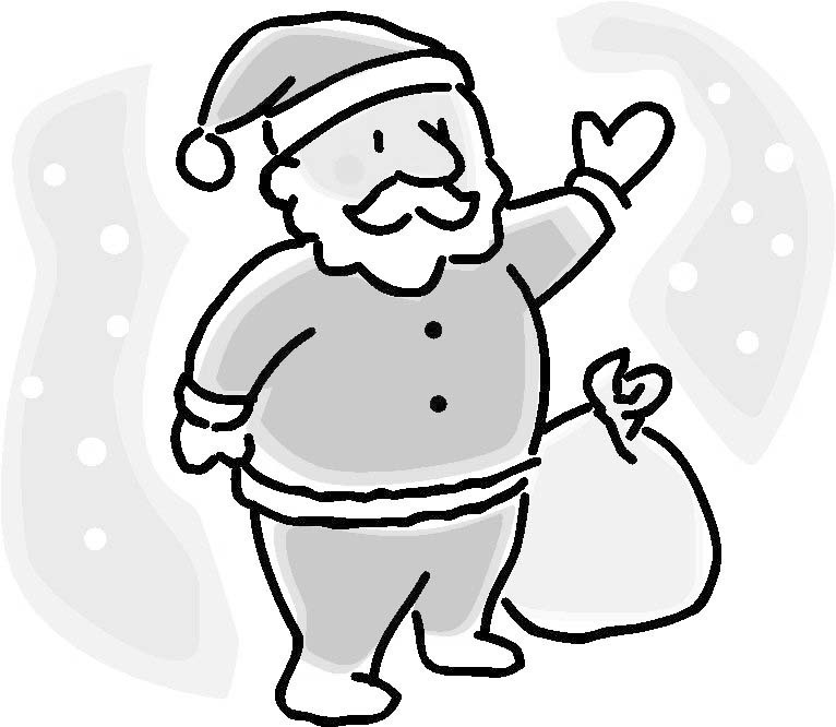 Disegno da colorare: Babbo Natale (Caratteri) #104990 - Pagine da Colorare Stampabili Gratuite