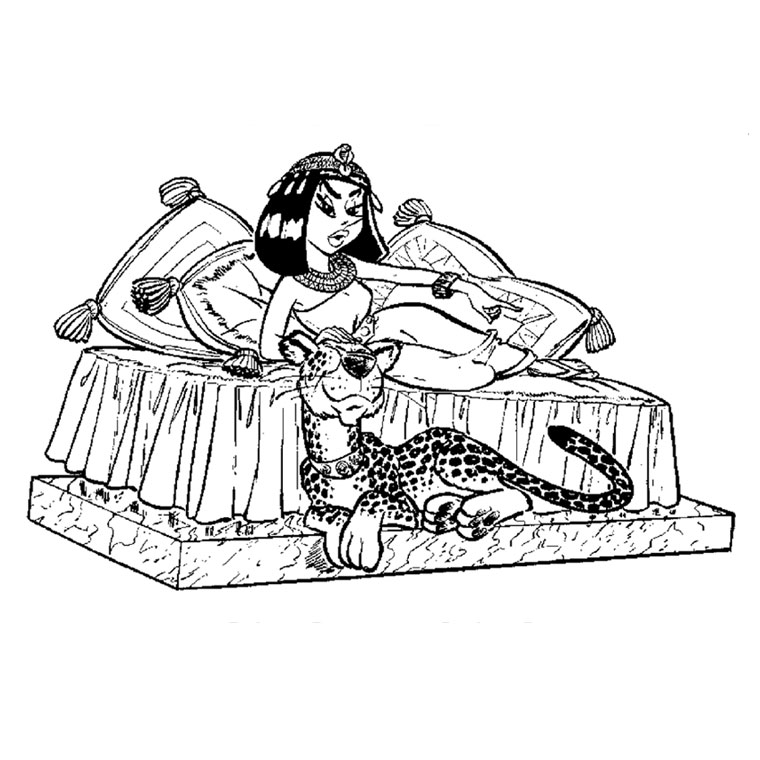 Disegno da colorare: Cleopatra (Caratteri) #90554 - Pagine da Colorare Stampabili Gratuite