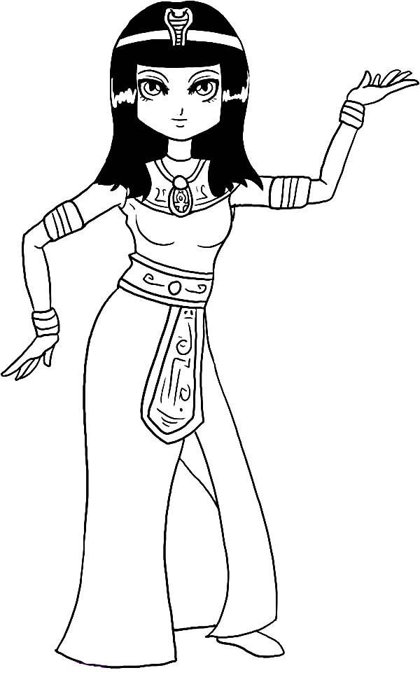 Disegno da colorare: Cleopatra (Caratteri) #90680 - Pagine da Colorare Stampabili Gratuite